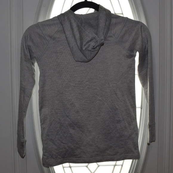 AVIA Sport Tunic Hoodie Moisture Wick Gray Girls XS(4-5) - Picture 4 of 4
